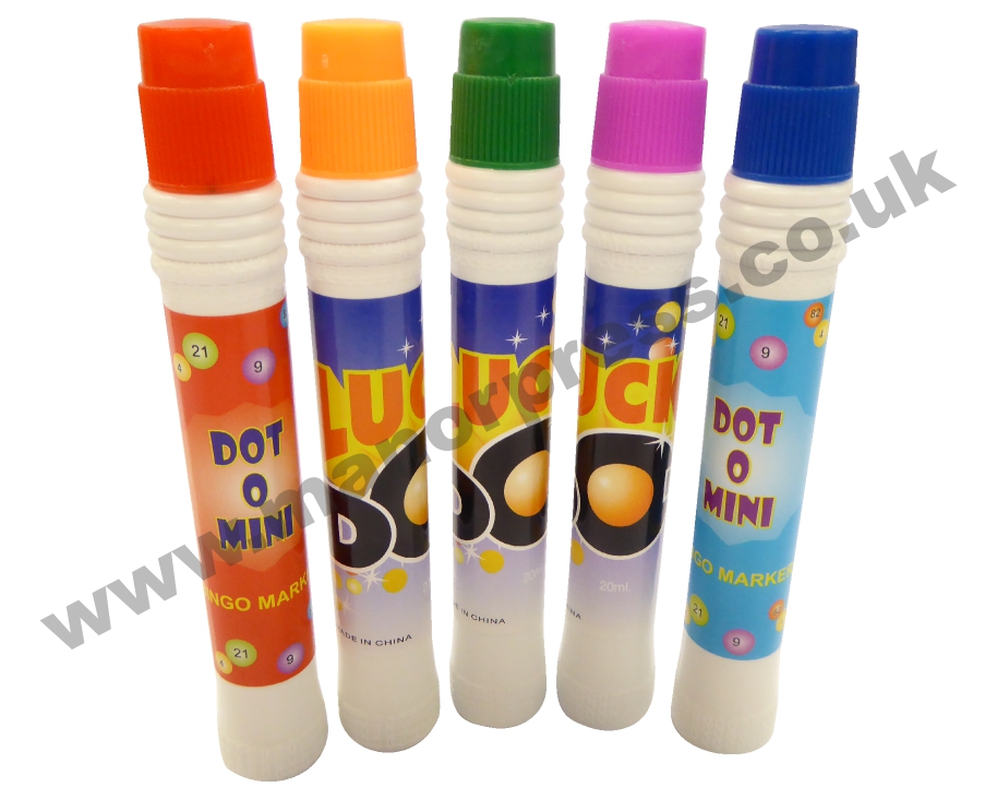 20ml Slim Bingo Dabbers Red 1 Box